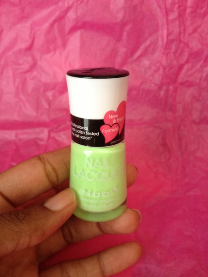 Nabi Cosmetics Nail Polish in Pastel Green